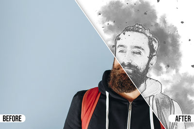 The 30-in-1 Modern Sketch Photoshop Actions Bundle-Add-Ons-Artixty