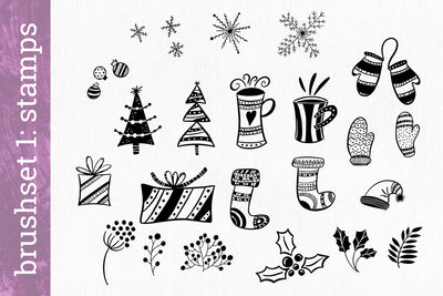 Procreate Stamps & Brushes Bundle - Artixty