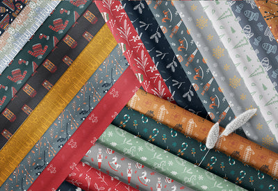 220 Christmas Holiday Seamless Patterns Bundle-Graphics-Artixty