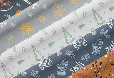 220 Christmas Holiday Seamless Patterns Bundle-Graphics-Artixty