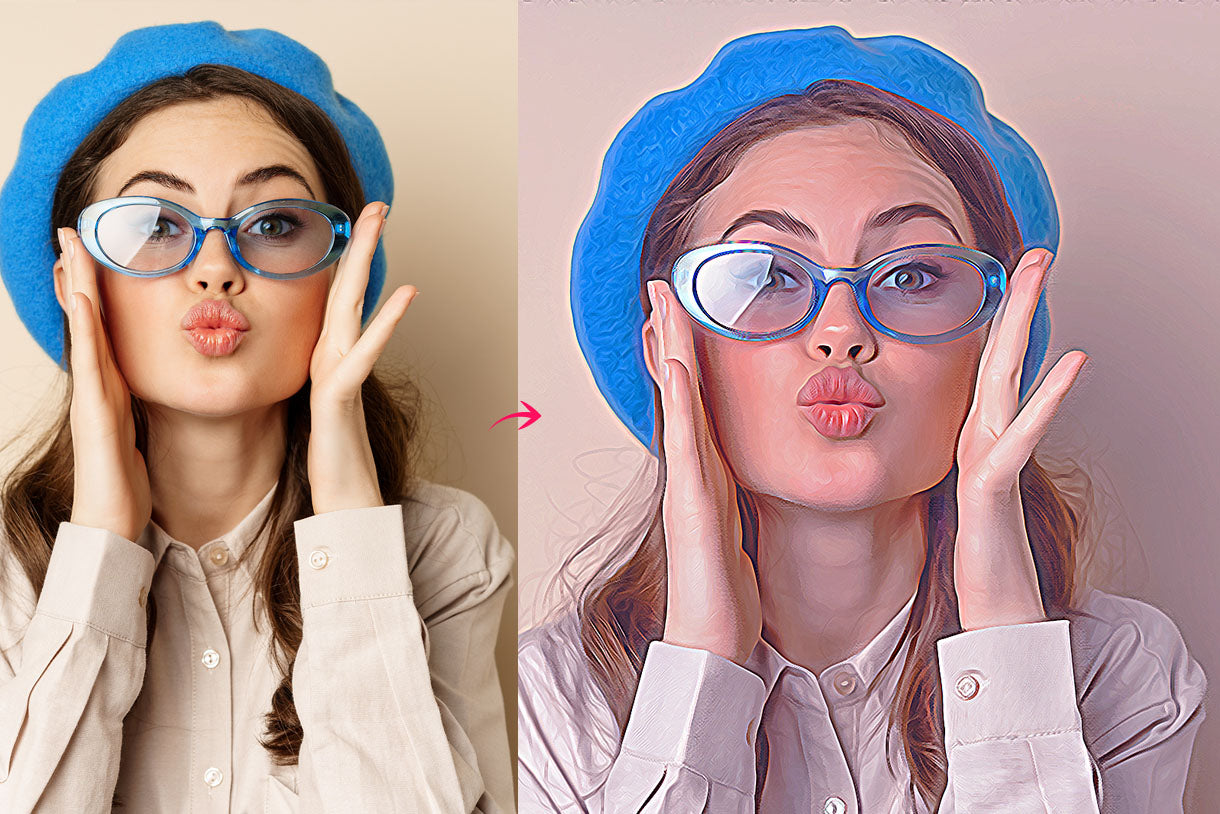 Digital Oil Painting Photoshop Actions Bundle