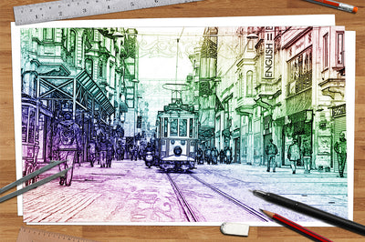 The 30-in-1 Modern Sketch Photoshop Actions Bundle-Add-Ons-Artixty