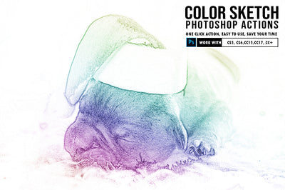 The 30-in-1 Modern Sketch Photoshop Actions Bundle-Add-Ons-Artixty
