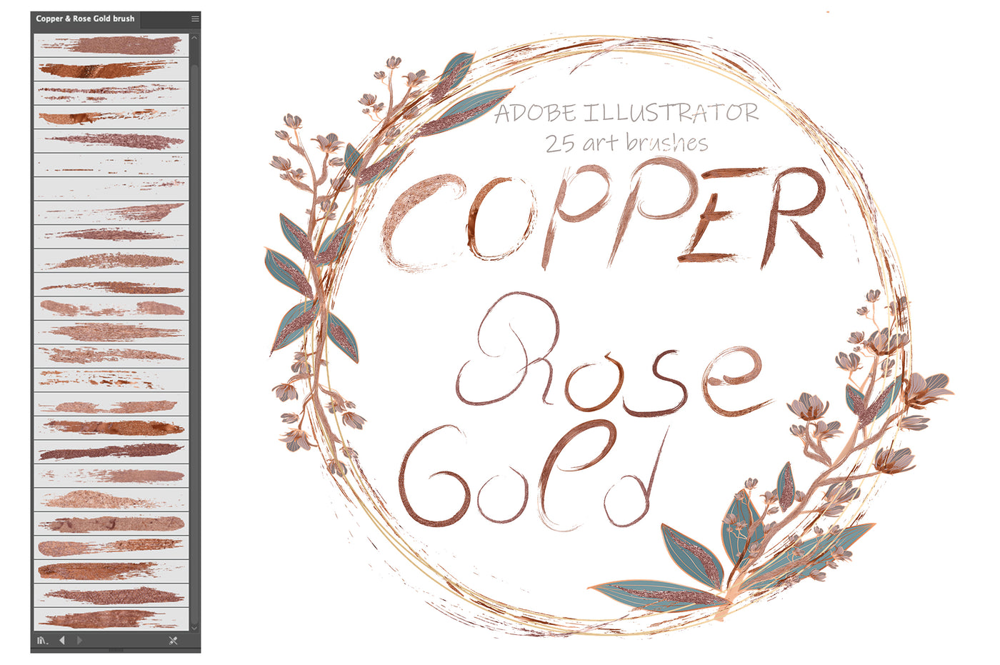 700+ Colourful Illustrator Brushes Bundle-Add-Ons-Artixty