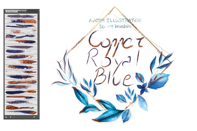 700+ Colourful Illustrator Brushes Bundle-Add-Ons-Artixty