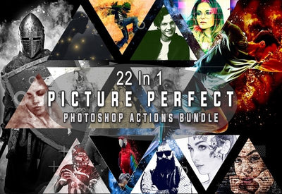 22-In-1 Picture Perfect Photoshop Actions Bundle-Add-Ons-Artixty