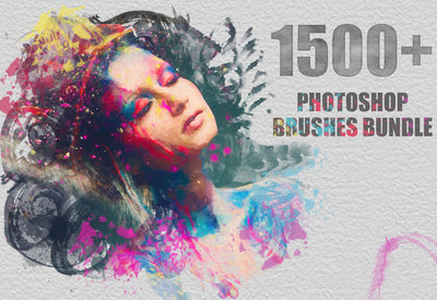 1500+ Premium Photoshop Brushes Bundle-Add-Ons-Artixty