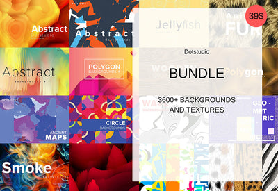 3600+ Backgrounds And Textures Bundle - Artixty