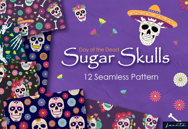 120 Halloween Seamless Patterns Bundle-Graphics-Artixty