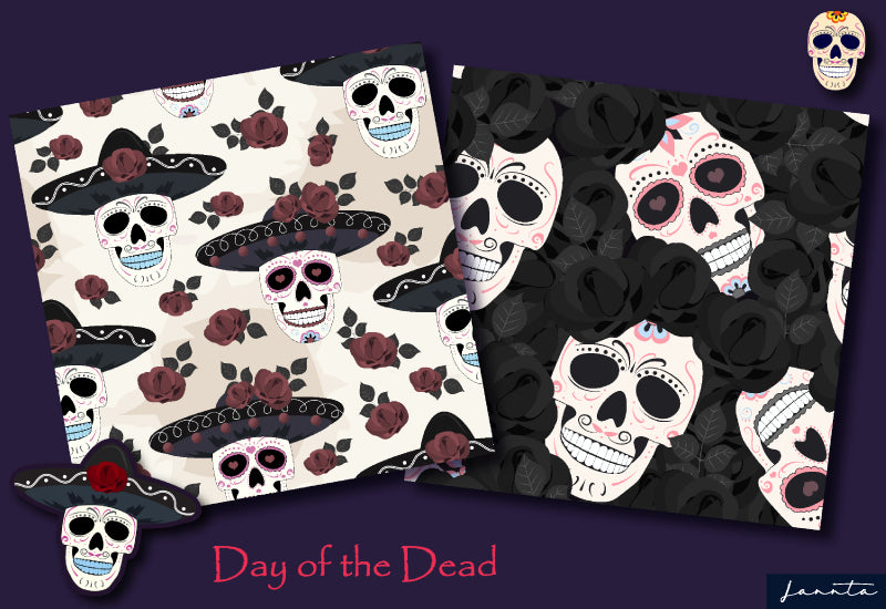 120 Halloween Seamless Patterns Bundle-Graphics-Artixty