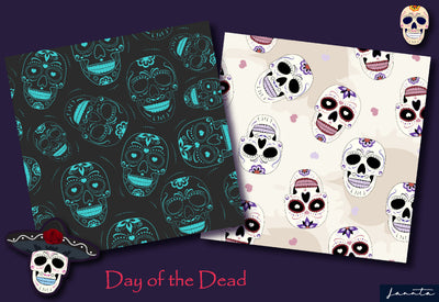 120 Halloween Seamless Patterns Bundle-Graphics-Artixty
