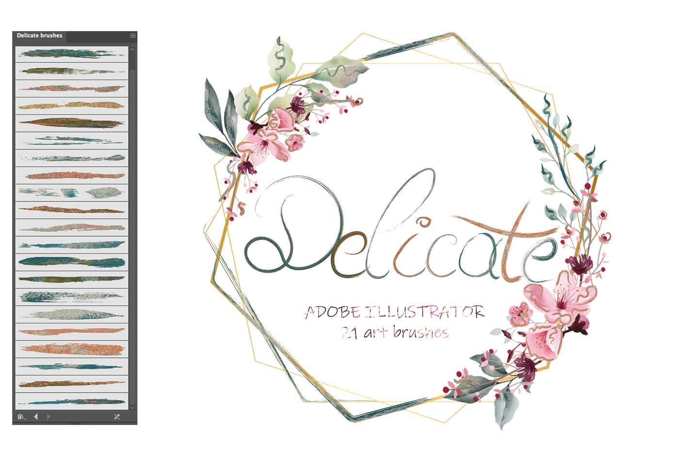 700+ Colourful Illustrator Brushes Bundle-Add-Ons-Artixty