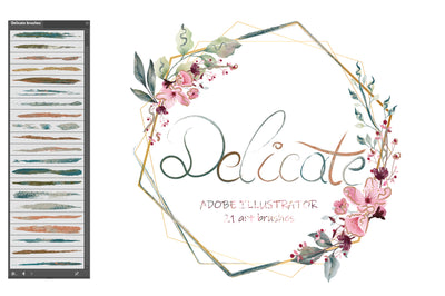 700+ Colourful Illustrator Brushes Bundle-Add-Ons-Artixty