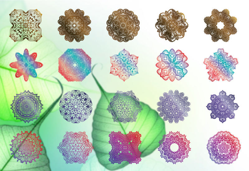 200+ Spiritual Mandala Illustrations Bundle-Graphics-Artixty