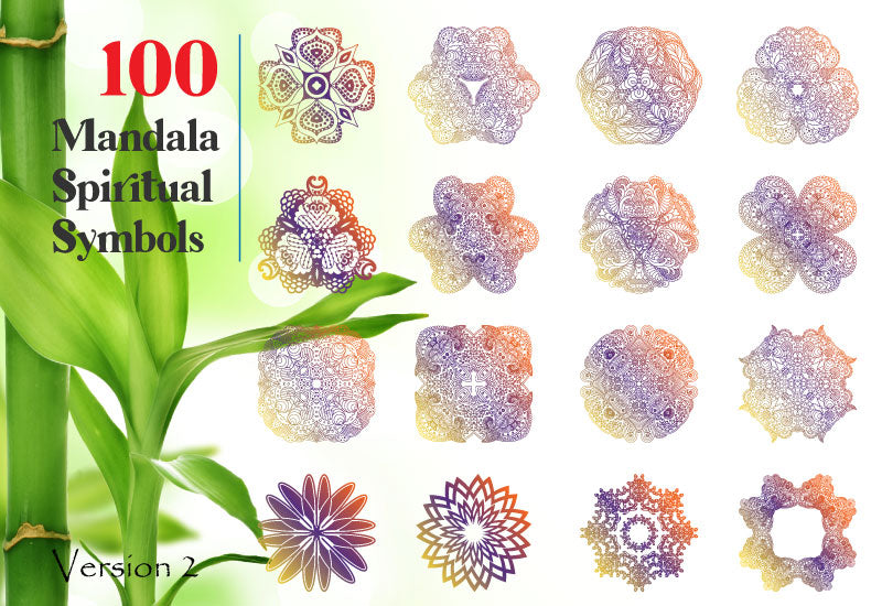 200+ Spiritual Mandala Illustrations Bundle-Graphics-Artixty