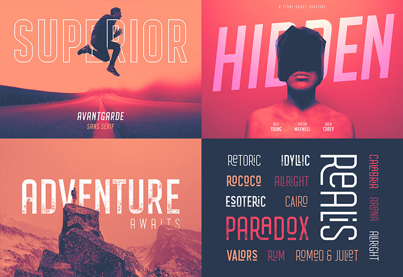 The Diversity Font Bundle - 72 Premium Fonts-Fonts-Artixty