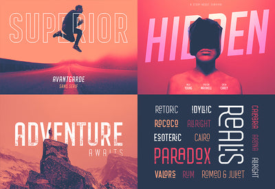 The Diversity Font Bundle - 72 Premium Fonts-Fonts-Artixty