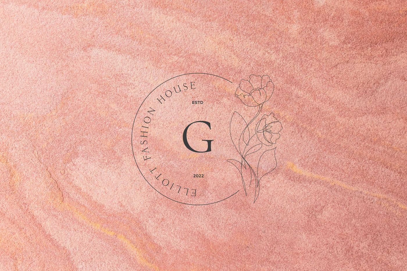 520 A to Z Floral Handmade Logos Bundle