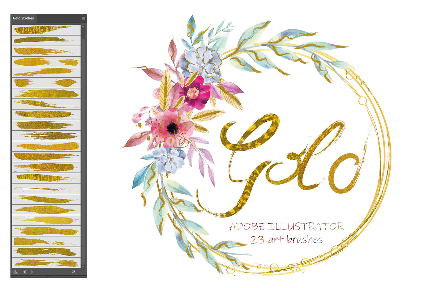 700+ Colourful Illustrator Brushes Bundle-Add-Ons-Artixty