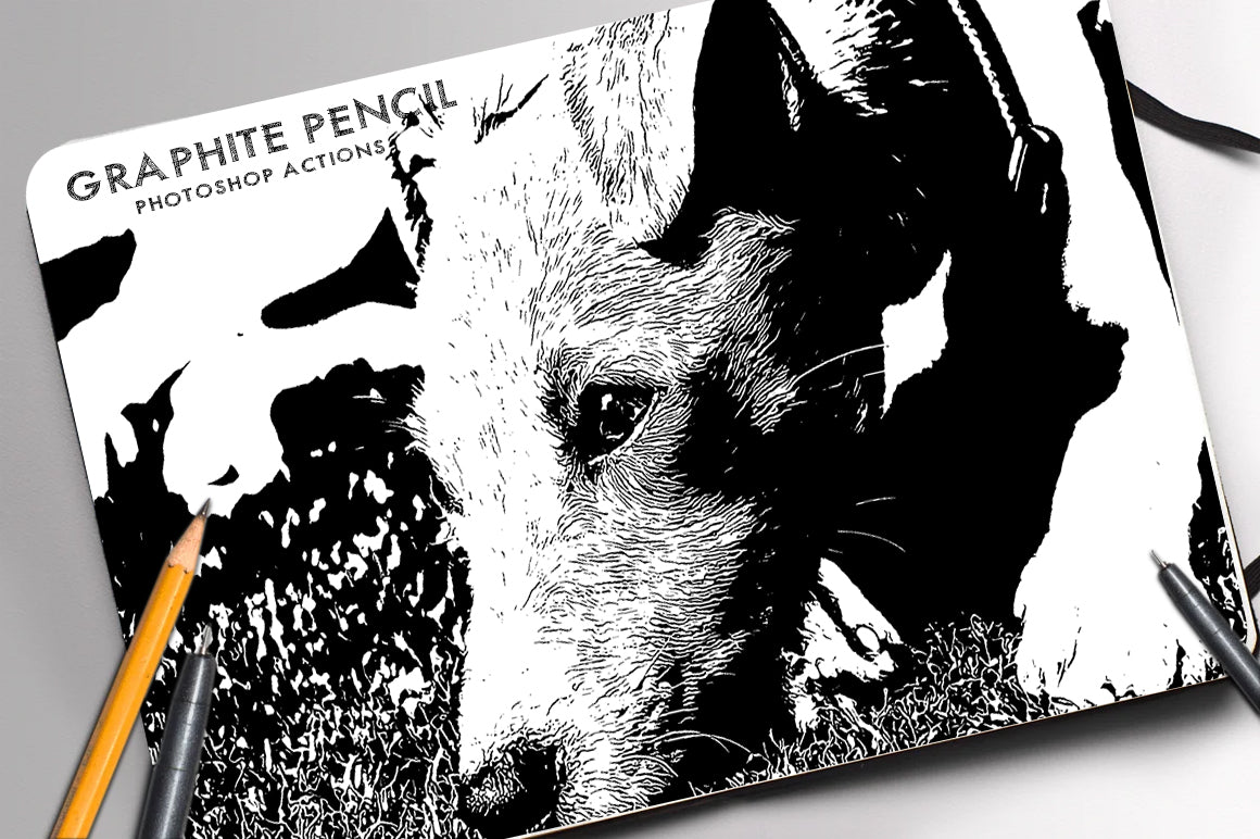 The 30-in-1 Modern Sketch Photoshop Actions Bundle-Add-Ons-Artixty