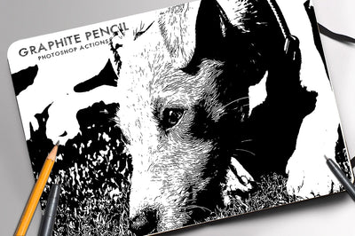 The 30-in-1 Modern Sketch Photoshop Actions Bundle-Add-Ons-Artixty
