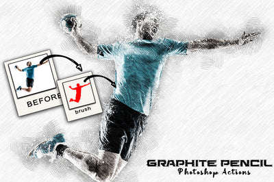 The 30-in-1 Modern Sketch Photoshop Actions Bundle-Add-Ons-Artixty