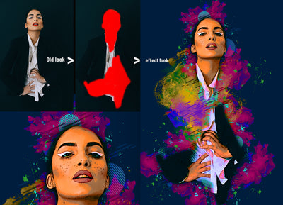 The Professional Bundle Of 15 Photoshop Actions