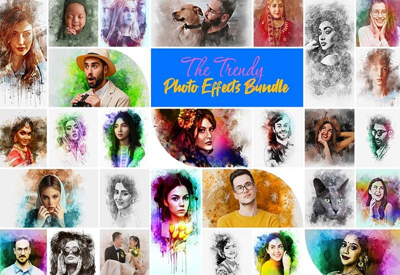 The Trendy Photo Effects Bundle - Artixty