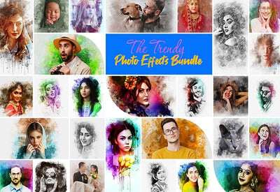 The Trendy Photo Effects Bundle - Artixty