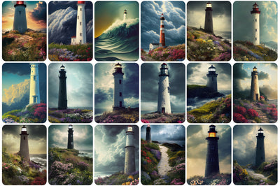 120+ Spectacular Lighthouse Images Bundle - Artixty