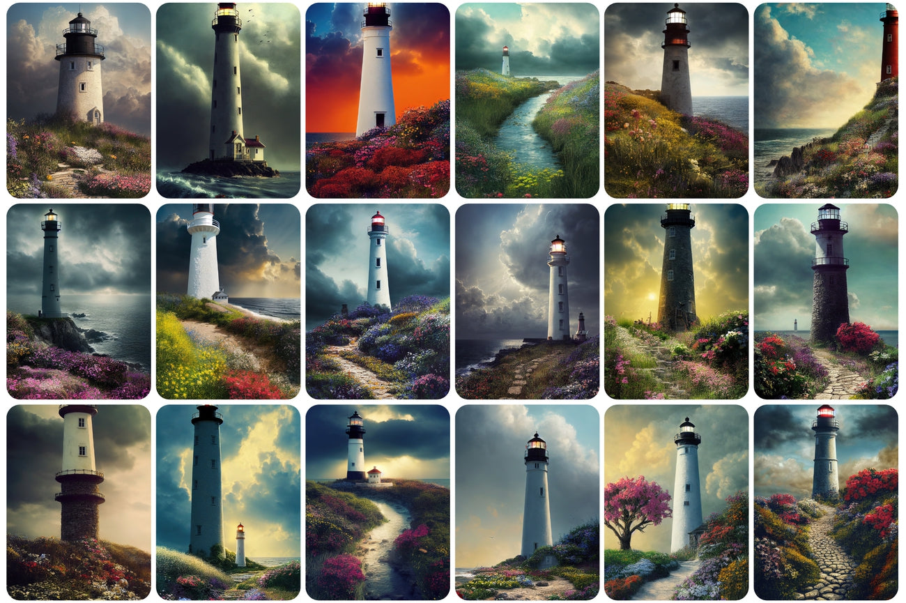 120+ Spectacular Lighthouse Images Bundle - Artixty