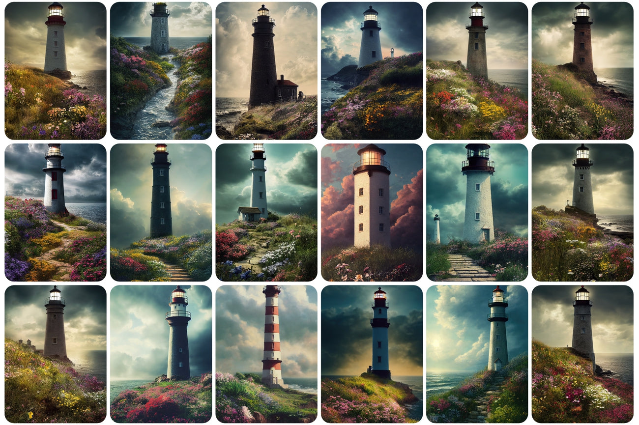 120+ Spectacular Lighthouse Images Bundle - Artixty