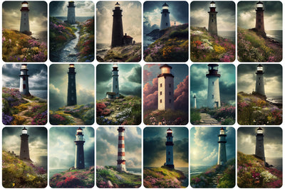 120+ Spectacular Lighthouse Images Bundle - Artixty