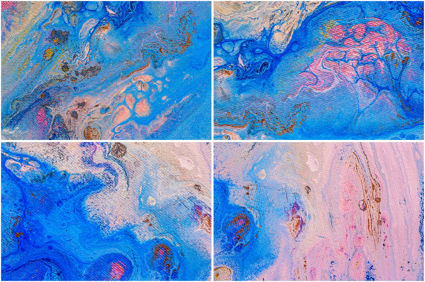 The Hand-Painted Liquid Backgrounds Bundle - Artixty