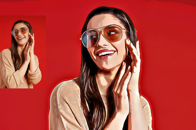 Digital Oil Painting Photoshop Actions Bundle