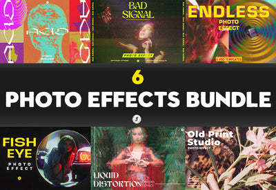 6 Photo Effects Mega Bundle - Artixty