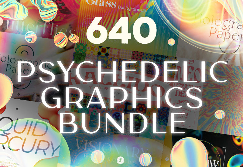THE 640 PSYCHEDELIC GRAPHICS BUNDLE
