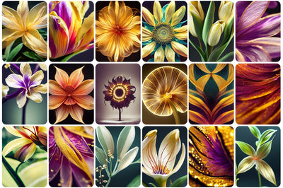 157 Macro Flower Images Bundle - Artixty