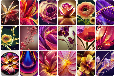 157 Macro Flower Images Bundle - Artixty