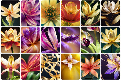 157 Macro Flower Images Bundle - Artixty