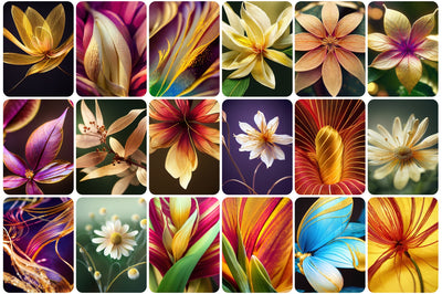 157 Macro Flower Images Bundle - Artixty