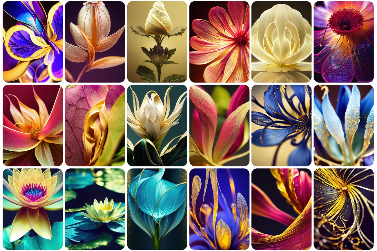 157 Macro Flower Images Bundle - Artixty