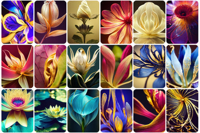 157 Macro Flower Images Bundle - Artixty