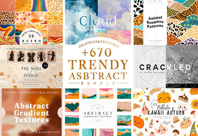 670+ Background Designs & Graphics Bundle - Artixty