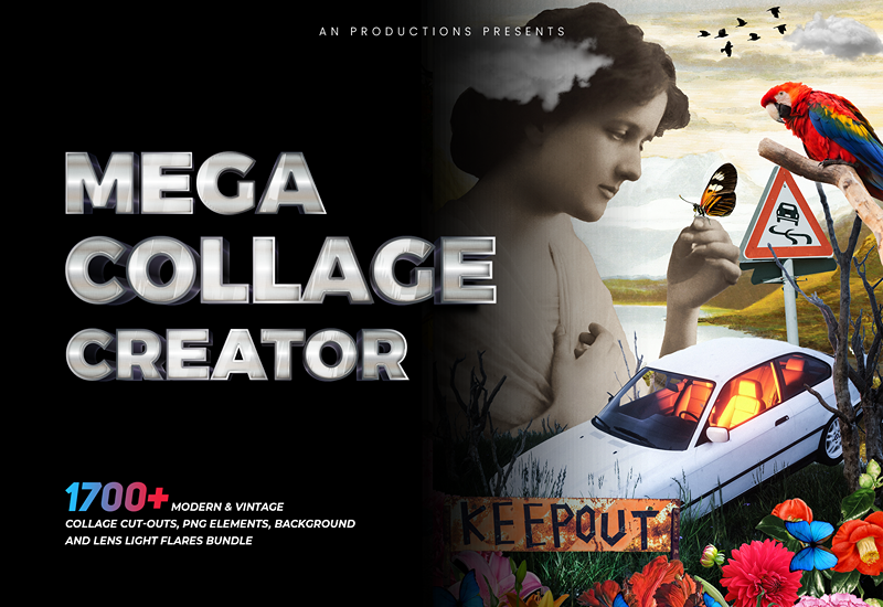 The Mega Collage Creator Bundle - Artixty