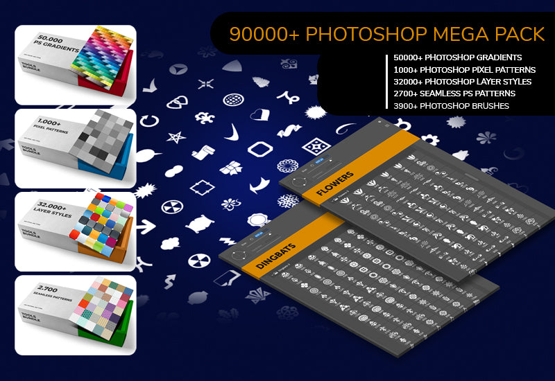 The Supreme Bundle Of 90000+ Photoshop Resources-Add-Ons-Artixty