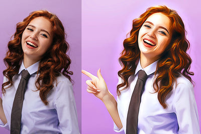 Digital Oil Painting Photoshop Actions Bundle