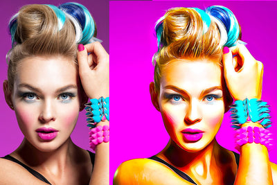 Digital Oil Painting Photoshop Actions Bundle