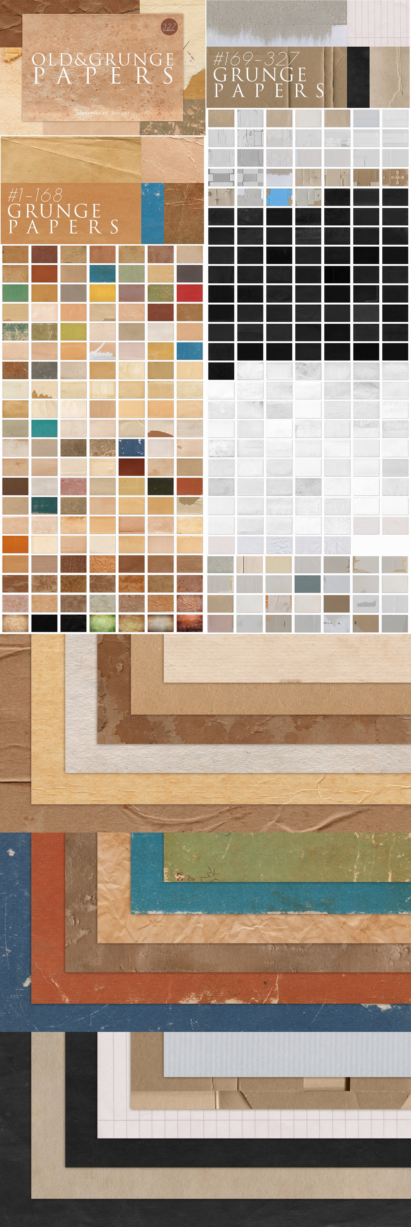 The 2350 Epic Paper Backgrounds & Textures Bundle - Artixty