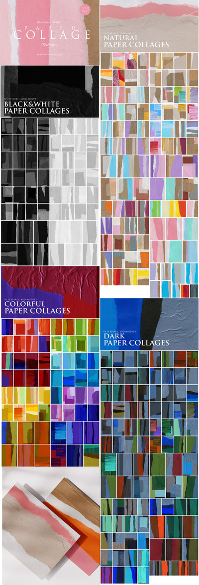 The 2350 Epic Paper Backgrounds & Textures Bundle - Artixty